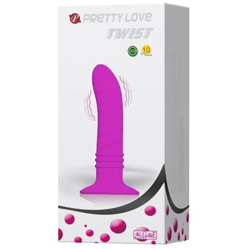Вибромассажер на присоске серии Pretty Love - TWIST, BI-014200