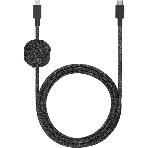 Кабель Native Union Night Cable USB-C to Lightning 2m Cosmos Black (NCABLE-CL-CS-BK-NP)