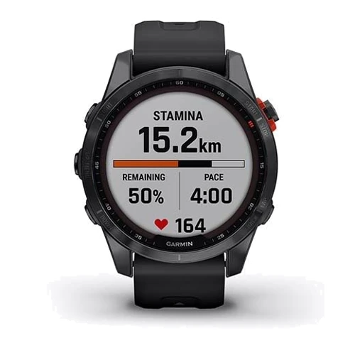 Смарт-часы Garmin Fenix 7S Solar Slate Gray with Black Band (010-02539-13): Тип гаджета Взрослые смарт часы