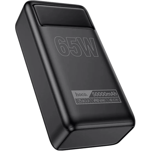 Зовнішній акумулятор Hoco Power Bank 50000mAh DB81A Apollo PD 65W Black: Особливості быстрая зарядка, Индикатор заряда, С дисплеем