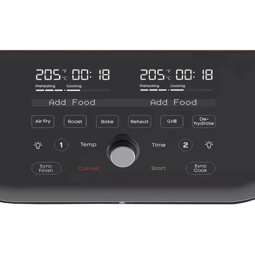 Фритюрница Instant Pot Vortex Plus Dual ClearCook: Материал корпуса нержавеющая сталь, пластик