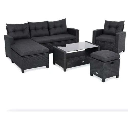 

Комплект садовой мебели diVolio Dalmia DV-077GF Серо-графитовый