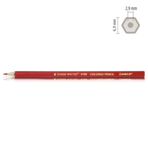 Карандаши Marco 4100-48СВ 48 цв Superb writer: Тип Цветные