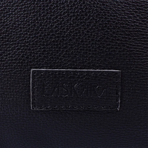Женская сумка-мешок Laskara разноцветная (LK10205-black-orange): Застежка Молния