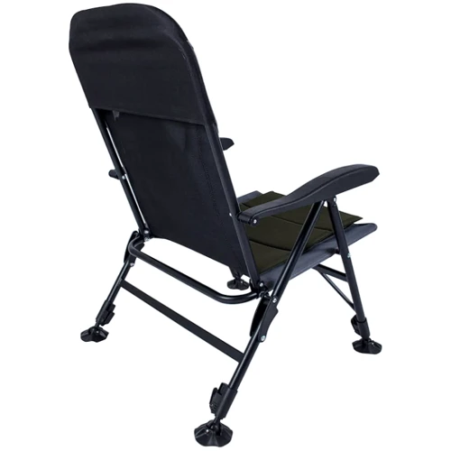 Крісло розкладне Bo-Camp Pike Black/Grey/Green (1204110): Матеріал покриття Polyester 600D Oxford
