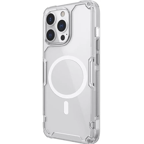 Чехол для iPhone Nillkin Nature Pro Magnetic Clear for iPhone 13 Pro Max: Цвет прозрачный