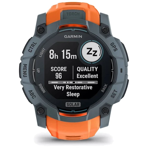 Смарт-часы Garmin Instinct 3 Solar 50mm Twilight with Solstice Band (010-02935-01) фото 11