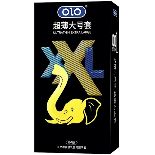 Ультратонкие презервативы увеличенной ширины OLO XXL OLO Ultrathin Extra Large, 10 шт: Тип Увеличенного размера