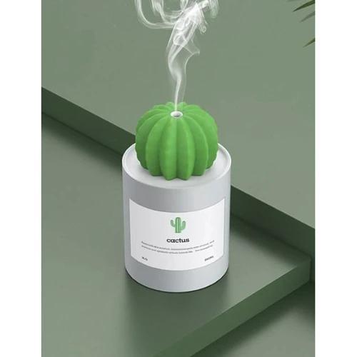 Зволожувач повітря 3Life Cactus USB Humidifier Grey: Метод зволоження Традиционный (холодное испарение)