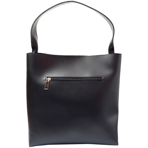 Жіноча сумка-мішок Monsen чорна (10924-black): Країна виробник Україна