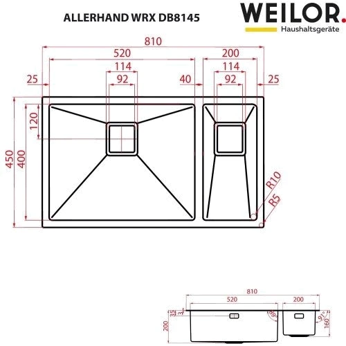 Weilor ALLERHAND WRX DB 8145