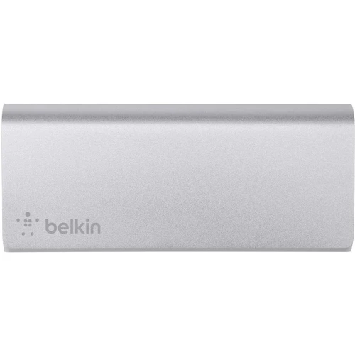 Адаптер Belkin Adapter Ultra-Slim Metal 4xUSB3.0 + USB-C Cable Silver (F4U088vf): Цвет серебристый