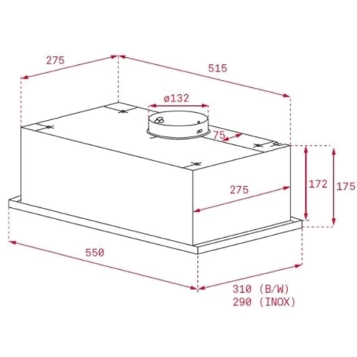 Вытяжка Teka GFG2 SS (40446753): Тип воздухоочистителя Отвод
