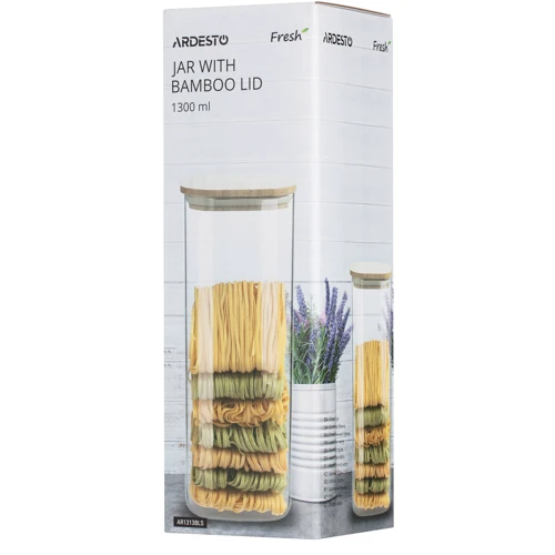 Емкость для хранения Ardesto Fresh 1300 мл (AR1313BLS): Объем, л 1.3
