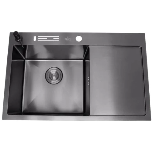 Миття для кухні з правим крилом Nett NB-7848(R): Форма прямокутна