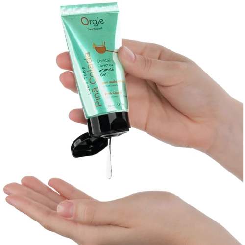 Лубрикант на водной основе Orgie Lube Tube Pina Colada, 50 мл, вкус и аромат пина колады