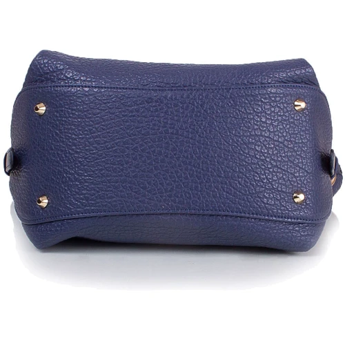 Женская сумка тоут Anna&Li синяя (TU14118L-navy): Фактура Матовая, Зернистая