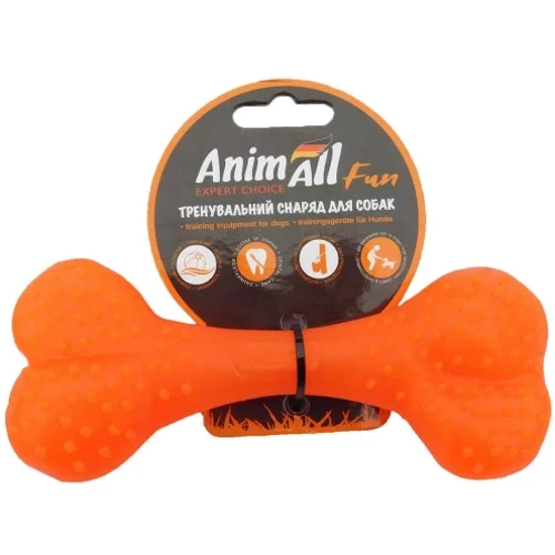Игрушка AnimAll Fun кость 25 см оранжевая (АФ 88127)