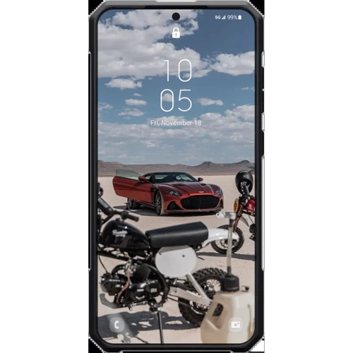 Аксесуар для смартфона Urban Armor Gear UAG Monarch Carbon Fiber (214413114242) для Samsung S926 Galaxy S24 Plus: Матеріал TPU (термополиуретан) и поликарбонат