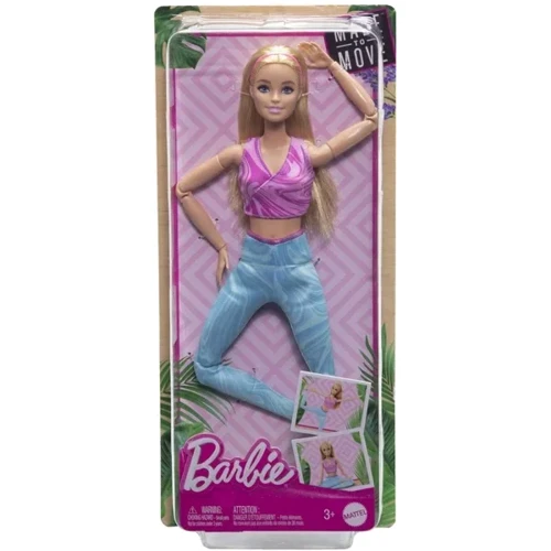 Кукла Barbie Двигайся как я Блондинка (HRH27)