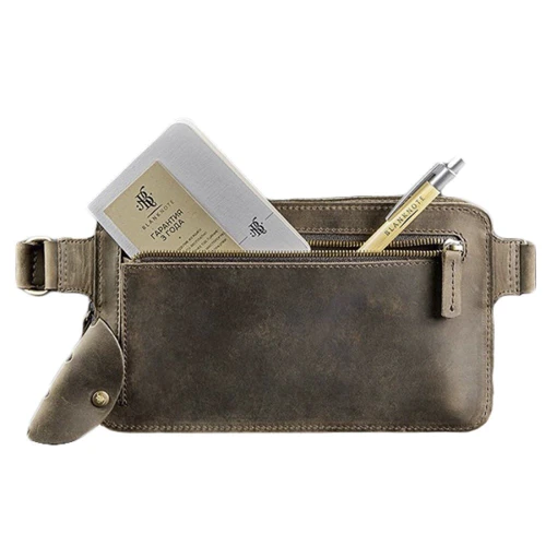 Сумка поясная BlankNote DROPBAG MAXI (орех) - коричневая (BN-BAG-20-o): Пол Мужской
