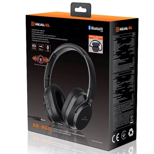 Навушники REAL-EL GD-860 Black: Призначення гарнитуры для ПК