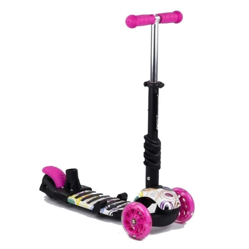 Самокат Best Scooter розовый (75009): Тип колес литые