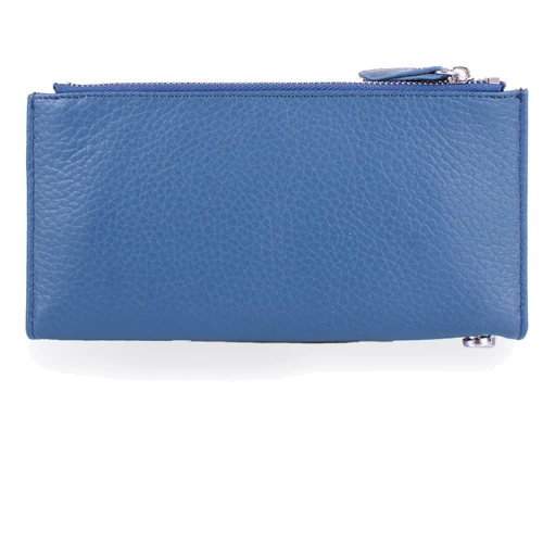 Жіночий гаманець ST Leather Accessories синій (NST420-light-blue): Формат гаманця горизонтальний