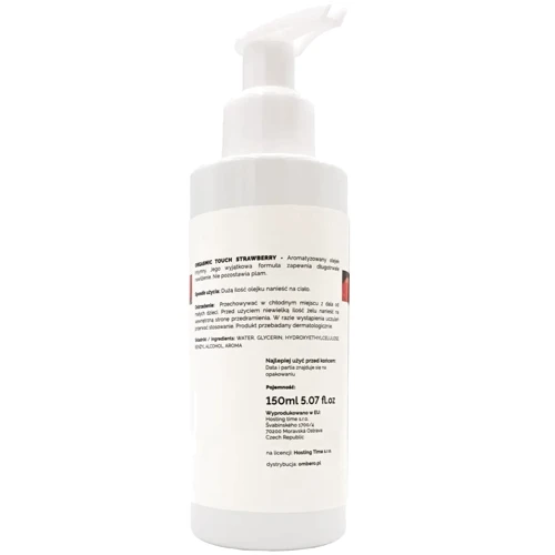 Лубрикант и массажный гель 2в1 с возбуждающим эффектом LoveStim - Orgasmic Touch Strawberry, 150 ml