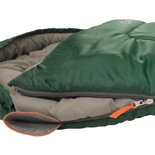 Спальный мешок Easy Camp Cosmos/+8°C Green (Right): Вес с упаковкой 915 г