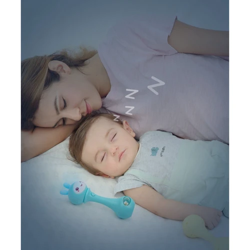 Музыкальная погремушка Beiens Зайчик голубой (YZ06blue)