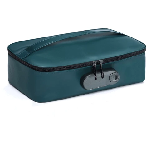 Кейс для игрушек Dorcel Discreet Вox Luxury Green, кодовый замок, 27×16×7,62 см: undefined undefined