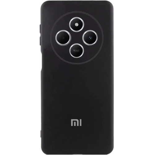 Чехол для телефонов Lakshmi Premium Silicone Case with Logo Full Camera Black for Xiaomi Redmi 14C / Poco C75