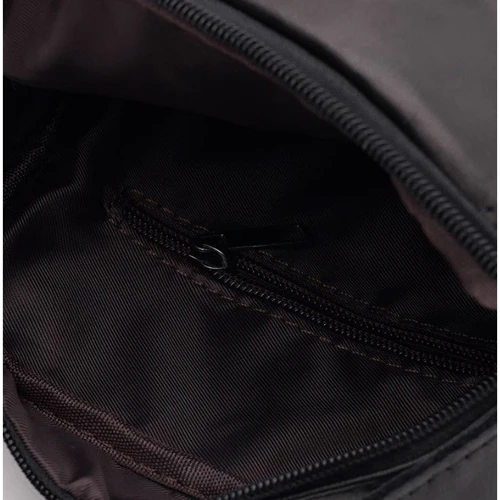 Мужская сумка через плечо Keizer черная (K1340bl-black): Фактура Гладкая, Матовая