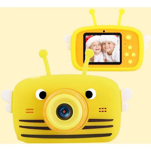 Цифровой детский фотоаппарат XoKo KVR-100 Bee Dual Lens оранжевый (KVR-100-OR) фото 5