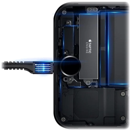 Кабель Baseus USB Cable to Lightning Fish Eye Spring 1m Black (CALSR-01)