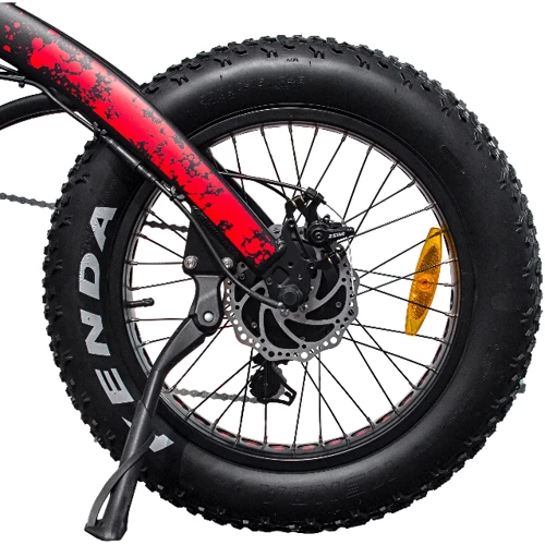 Електровелосипед Like.Bike Colt (black / red): Колір чорний