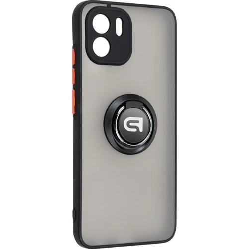 Чехол для телефонов ArmorStandart Frosted Matte Ring Black for Xiaomi Redmi A2 (ARM68374)