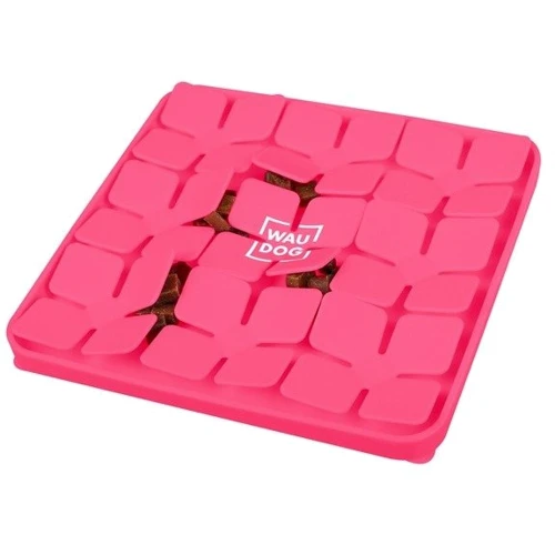 Килимок WAUDOG Silicone для пошуку корму рожевий 205х205х17 мм (23517): Тип Лизательные коврики