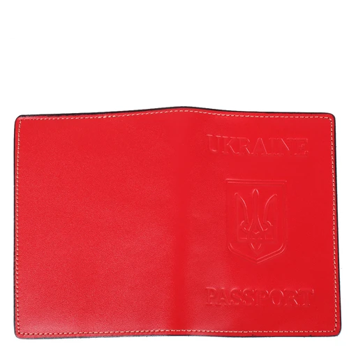 Обложка для документов DNK Leather красная (DNK-Passport-Kcol-H): Страна производитель Украина