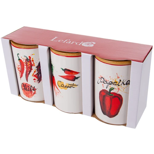 Набор банок Lefard Hot vegetables 3x1000 мл 10х15 см (940-290): Тип набор
