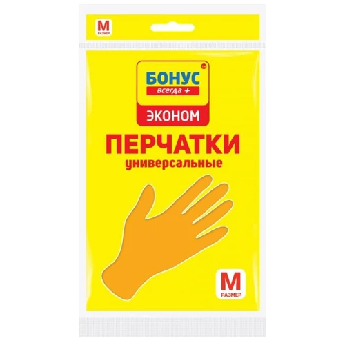 Рукавички гумові Бонус універсальні Економ M