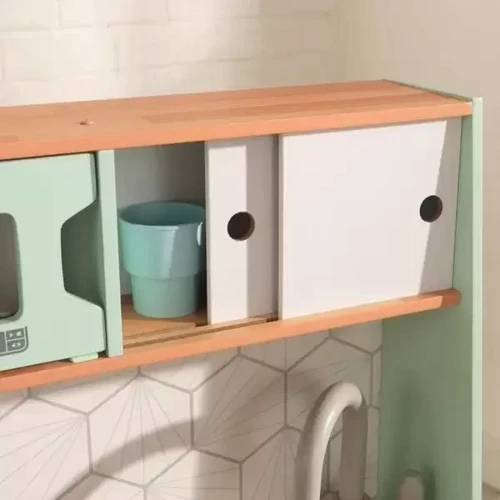 Детская кухня KidKraft Mid-Century Modern с системой легкого складывания EZ Kraft Assembly (53432) фото 8