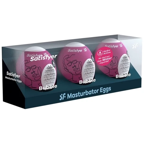 Набор Satisfyer Masturbator Egg 3er Set Bubble
