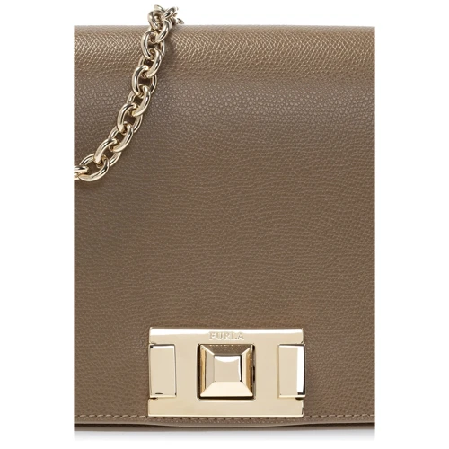 Женская сумка кросс боди Furla Mimi' S Crossbody светло-коричневая (BVD6NMBARE000FAN00): Фактура Зернистая, Матовая
