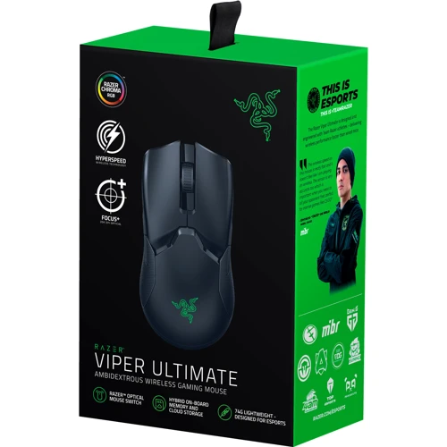 Мышь Razer Viper Ultimate (RZ01-03050200-R3G1): Длина кабеля 1.8 м
