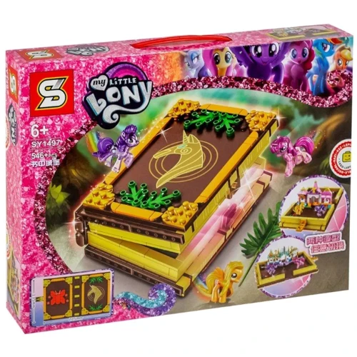Конструктор книга-игровое поле SEMBO BLOCK Little Pony SY1497, 546 деталей