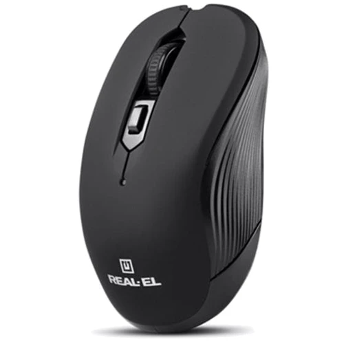 Мишка REAL-EL RM-330 Wireless Black (EL123200035): Радіус дії 10 м