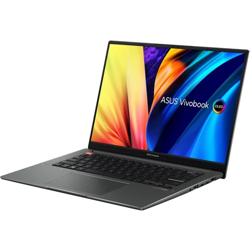 Ноутбук ASUS VivoBook S 14X OLED S5402ZA Midnight Black (S5402ZA-IS74): Тип экрана глянец
