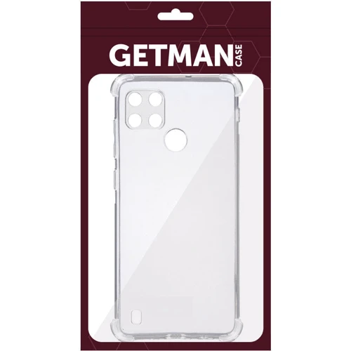Чехол для телефонов TPU Case GETMAN Ease logo Full Camera Transparent for Realme C21 фото 6